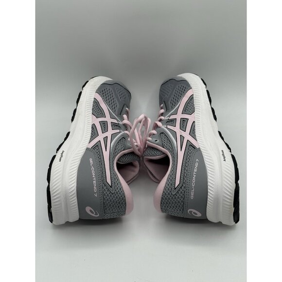 Asics Gel-Contend 7 Women's Size 10 Wide Running Sneakers 1012A910 Pink Gray - Picture 6 of 15